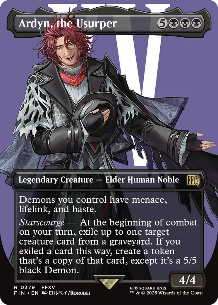 Ardyn, the Usurper (0379) (Borderless) (FIN-379) - FINAL FANTASY