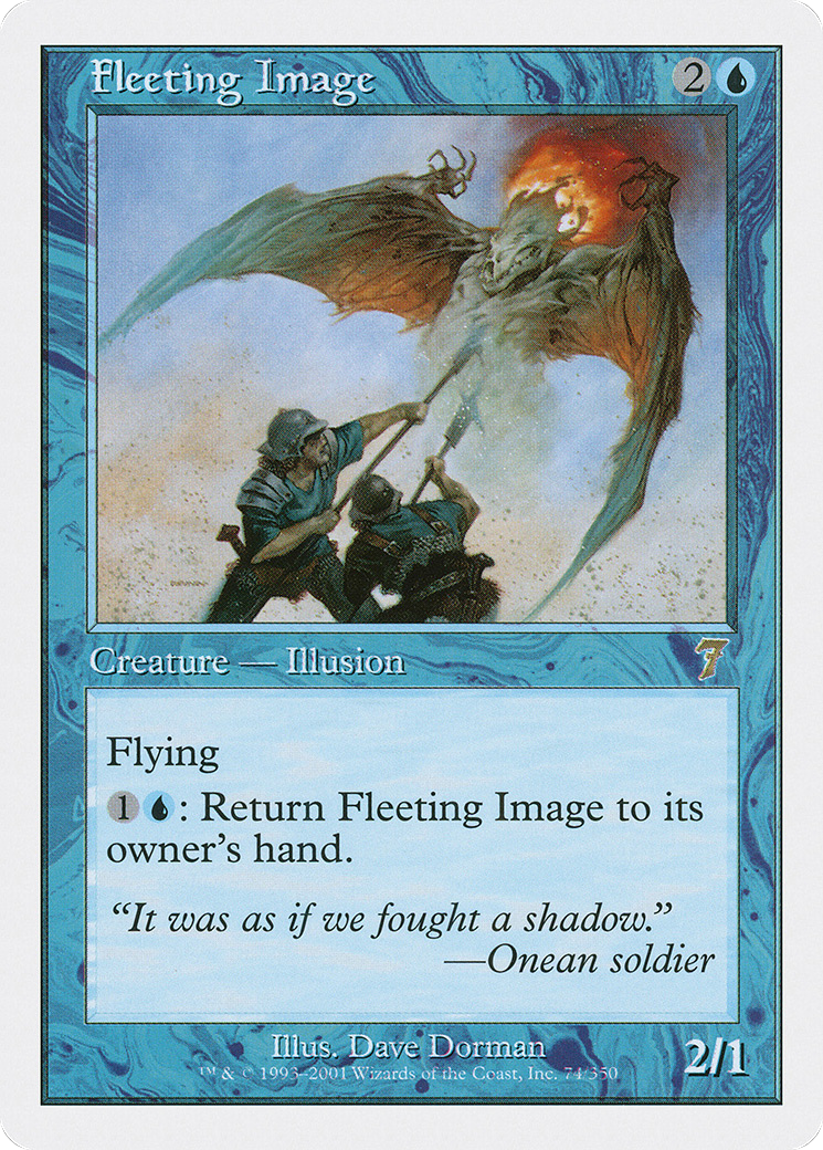 Fleeting Image (7ED-74★) - 7th Edition Foil