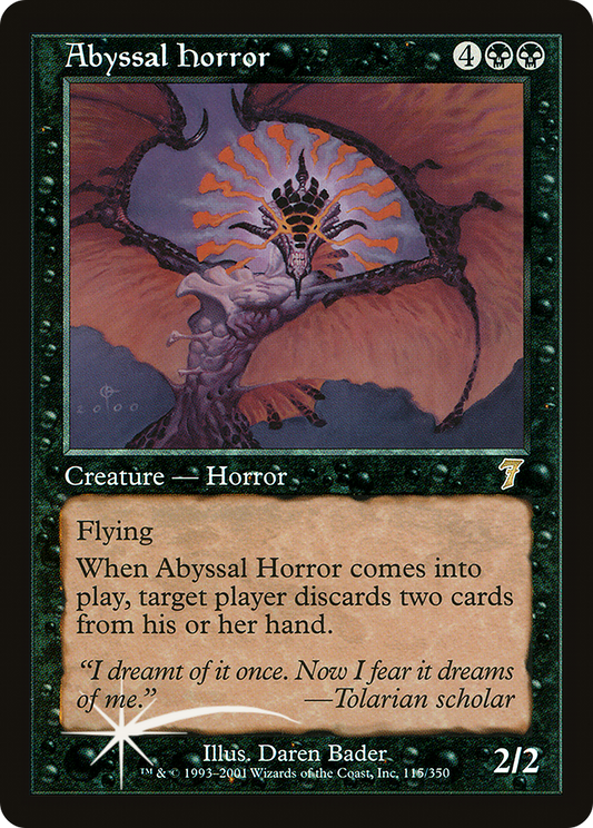 Abyssal Horror (7ED-115★) - 7th Edition Foil