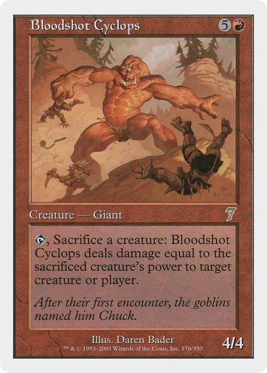 Bloodshot Cyclops (7ED-176★) - 7th Edition