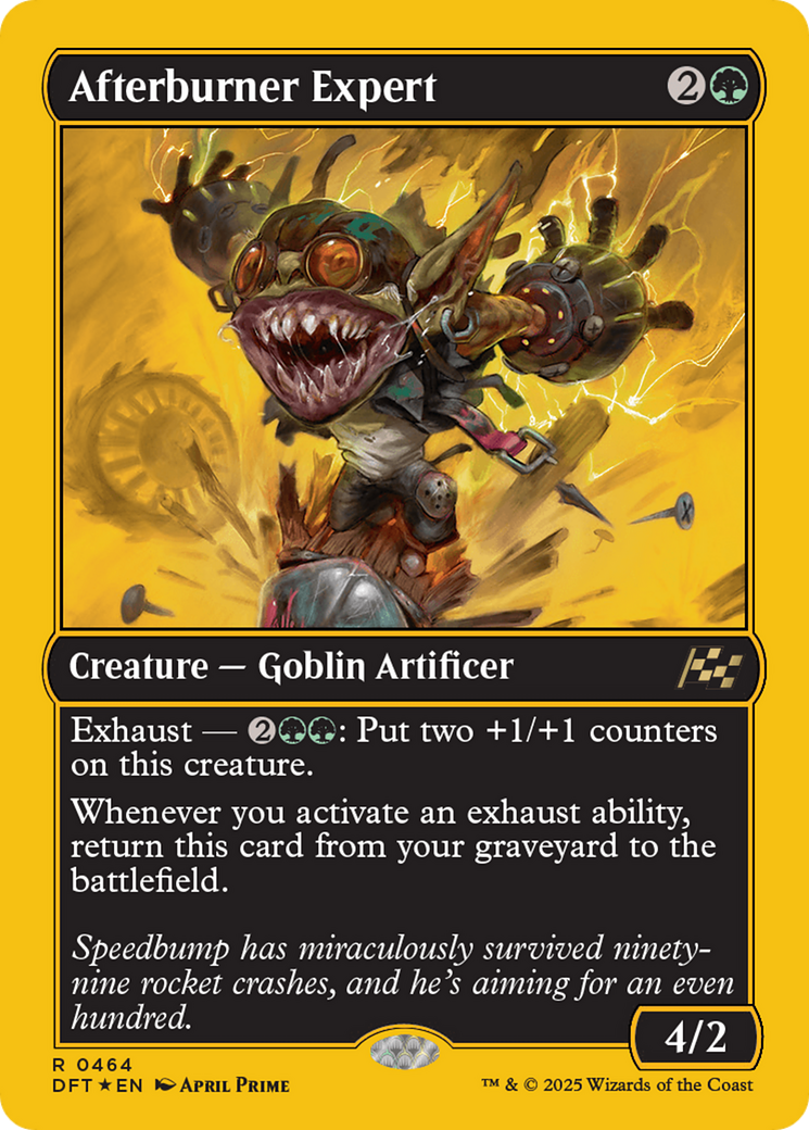 Afterburner Expert (First-Place Foil) (DFT-464) - Aetherdrift Foil