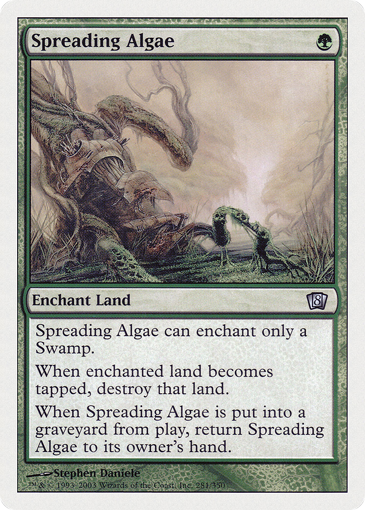Spreading Algae (8ED-281★) - 8th Edition Foil