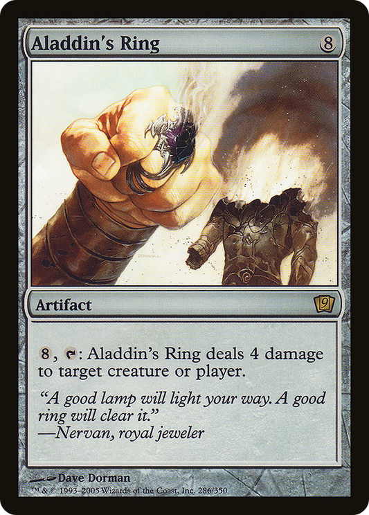 Aladdin's Ring (9ED-286★) - 9th Edition Foil