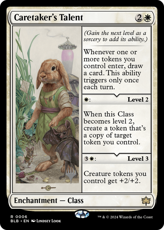 Caretaker's Talent (PPBLB-006) - Bloomburrow Promos