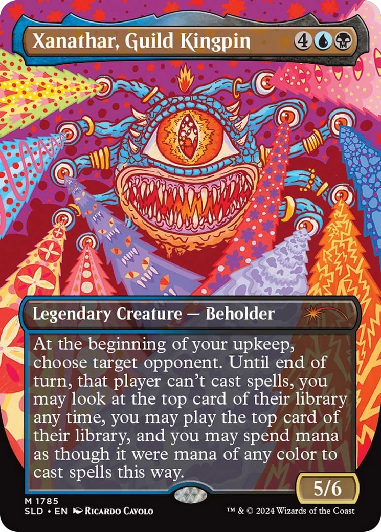Xanathar, Guild Kingpin (SLD-1785) - Secret Lair Drop (Borderless) Foil
