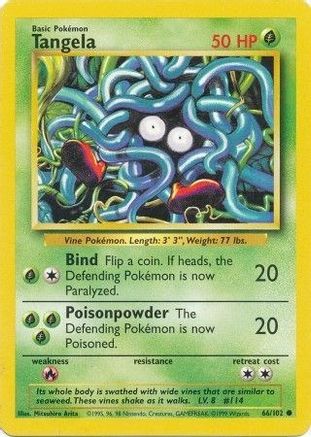 Tangela 066/102  Base Set - Common