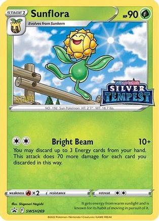 Sunflora (Prerelease) [STAFF] SWSH269  - Holofoil SWSH Sword & Shield Promo Cards - Promo