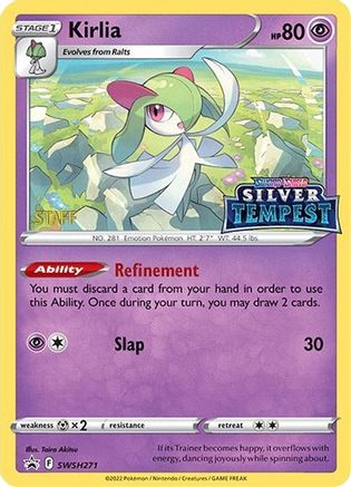Kirlia (Prerelease) [STAFF] SWSH271  - Holofoil SWSH Sword & Shield Promo Cards - Promo