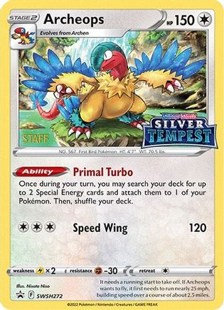 Archeops (Prerelease) [STAFF] SWSH272  - Holofoil SWSH Sword & Shield Promo Cards - Promo