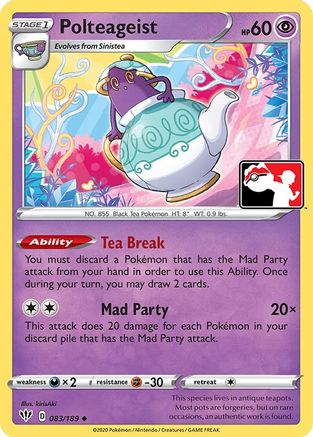 Polteageist 083  - Holofoil Prize Pack Series Cards - Uncommon