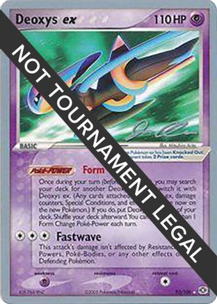 Deoxys ex - 2006 (Jason Klaczynski) 093  World Championship Decks - Ultra Rare