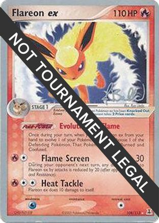 Flareon ex - 2006 (Jimmy Ballard) 108  World Championship Decks - Ultra Rare