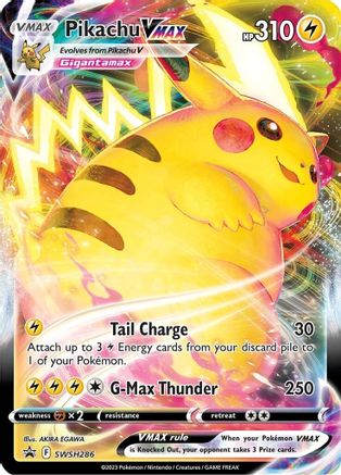 Pikachu VMAX SWSH286  - Holofoil SWSH Sword & Shield Promo Cards - Promo