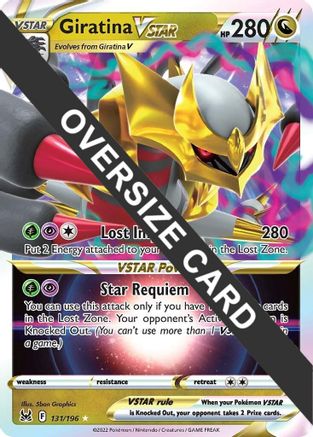 Giratina VSTAR 131  - Holofoil Jumbo Cards - Ultra Rare