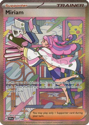Miriam 251/198  - Holofoil SV01 Scarlet & Violet Base Set - Special Illustration Rare