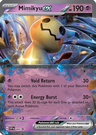 Mimikyu ex 004  - Holofoil SV Scarlet & Violet Promo Cards - Promo