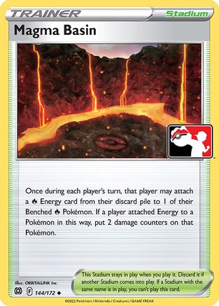 Magma Basin 144/172  - Holofoil Prize Pack Series Cards - Uncommon