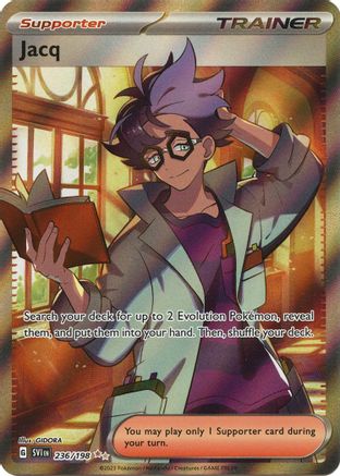 Jacq 236/198  - Holofoil SV01 Scarlet & Violet Base Set - Ultra Rare