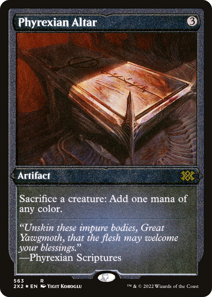 Phyrexian Altar (Foil Etched) (2X2-563) - Double Masters 2022 Foil
