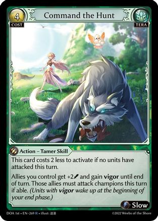 Command the Hunt (269) - Dawn of Ashes 1st Edition Foil