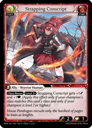 Strapping Conscript (156) - Dawn of Ashes 1st Edition
