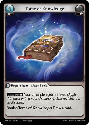 Tome of Knowledge (057) - Dawn of Ashes 1st Edition