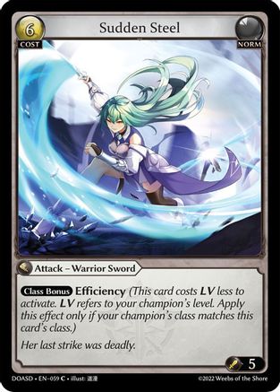 Sudden Steel (059) - Dawn of Ashes Starter Decks