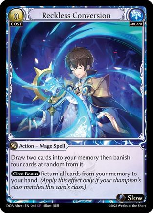 Reckless Conversion (246) - Dawn of Ashes Alter Edition