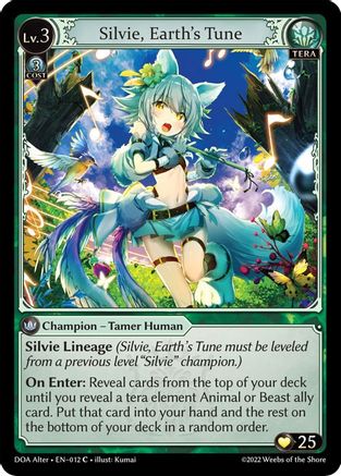 Silvie, Earth's Tune (012) - Dawn of Ashes Alter Edition