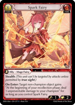 Spark Fairy (277) - Dawn of Ashes Alter Edition Foil