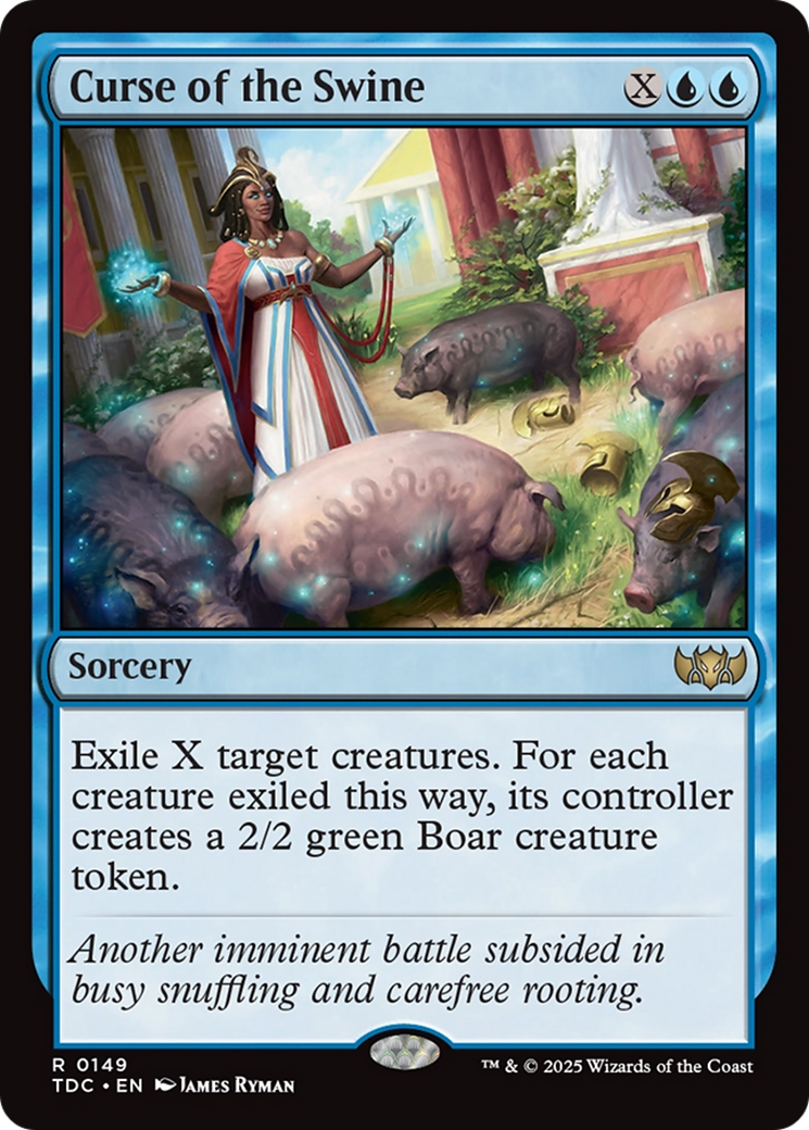 Curse of the Swine (TDC-149) - Commander: Tarkir: Dragonstorm