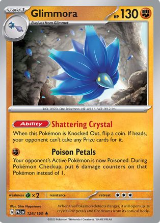 Glimmora 126/193  - Holofoil SV02 Paldea Evolved - Rare