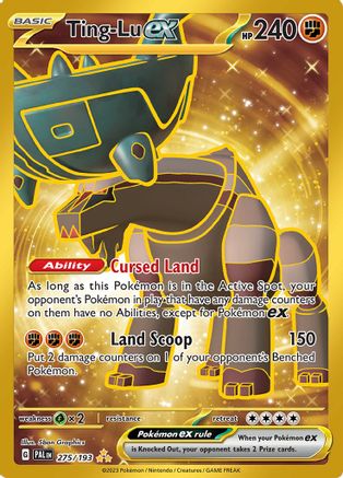 Ting-Lu ex 275/193  - Holofoil SV02 Paldea Evolved - Hyper Rare
