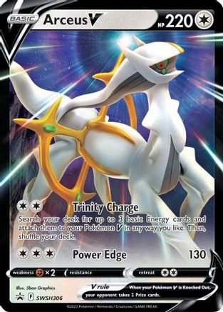 Arceus V SWSH306  - Holofoil SWSH Sword & Shield Promo Cards - Promo