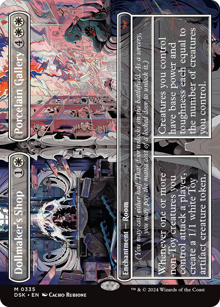 Dollmaker's Shop // Porcelain Gallery (Borderless) (DSK-335) - Duskmourn: House of Horror
