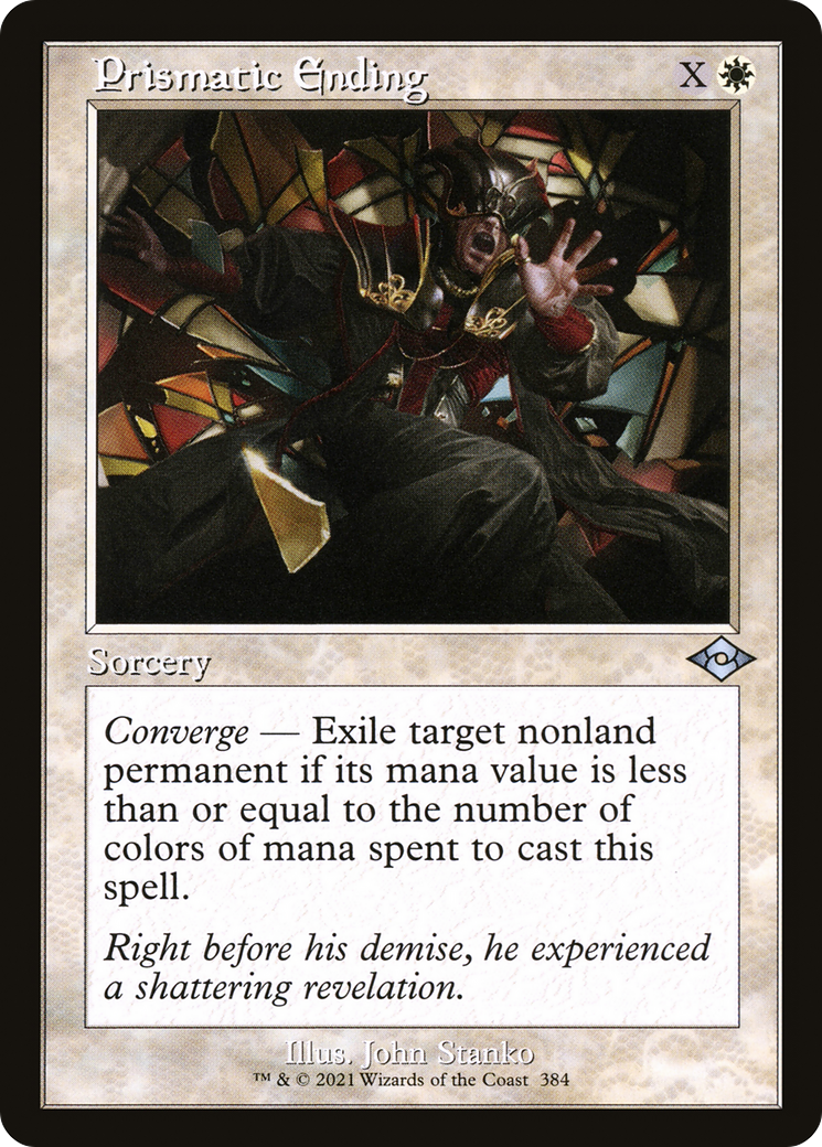 Prismatic Ending (Retro Frame) (MH2-384) - Modern Horizons 2 Etched Foil