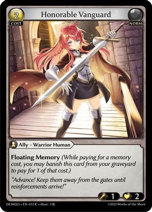 Honorable Vanguard (013) - 2023 Demo Deck