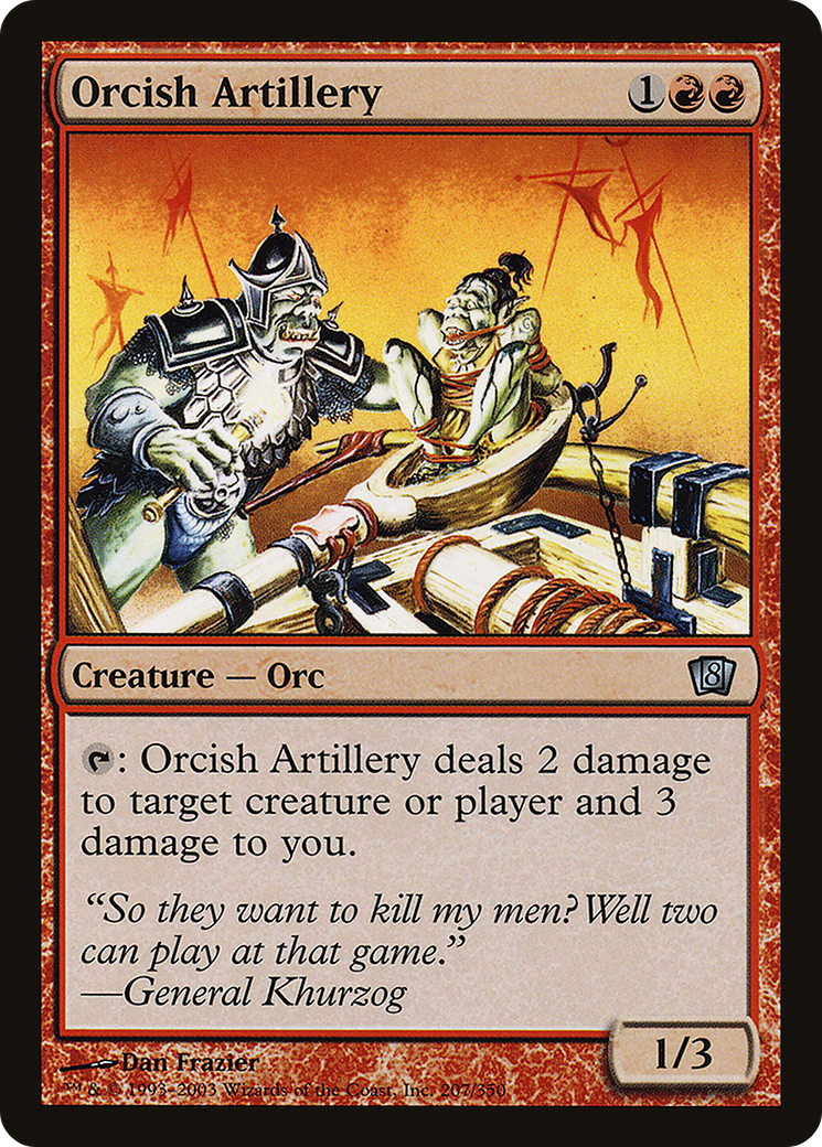 Orcish Artillery (8ED-207★) - 8th Edition