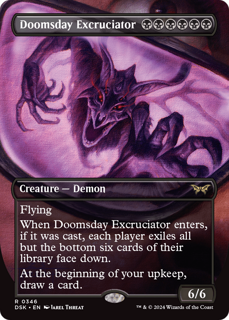 Doomsday Excruciator (Borderless) (DSK-346) - Duskmourn: House of Horror Foil