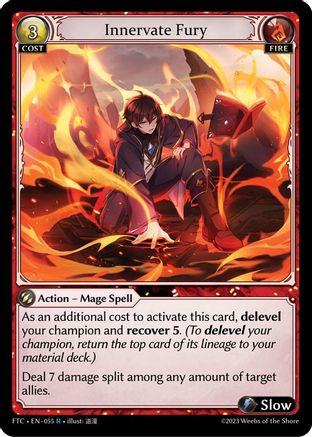 Innervate Fury (055) - Fractured Crown Foil