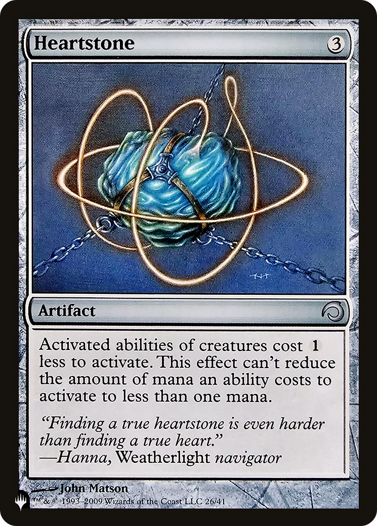 Heartstone (LIST-H09-26) - The List
