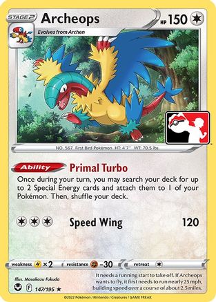 Archeops 147/195  Prize Pack Series Cards - Rare