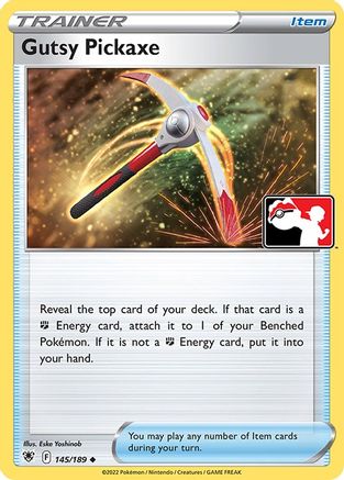 Gutsy Pickaxe 145/189  - Holofoil Prize Pack Series Cards - Uncommon