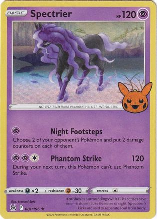 Spectrier 081/196  - Holofoil Trick or Trade BOOster Bundle 2023 - Holo Rare