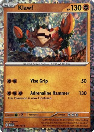 Klawf 011/015  - Holofoil McDonalds Promos 2023 - Promo