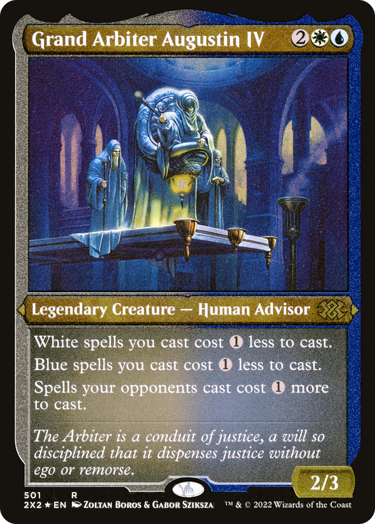 Grand Arbiter Augustin IV (Foil Etched) (2X2-501) - Double Masters 2022 Foil