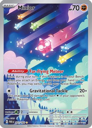 Minior 201/182  - Holofoil SV04 Paradox Rift - Illustration Rare