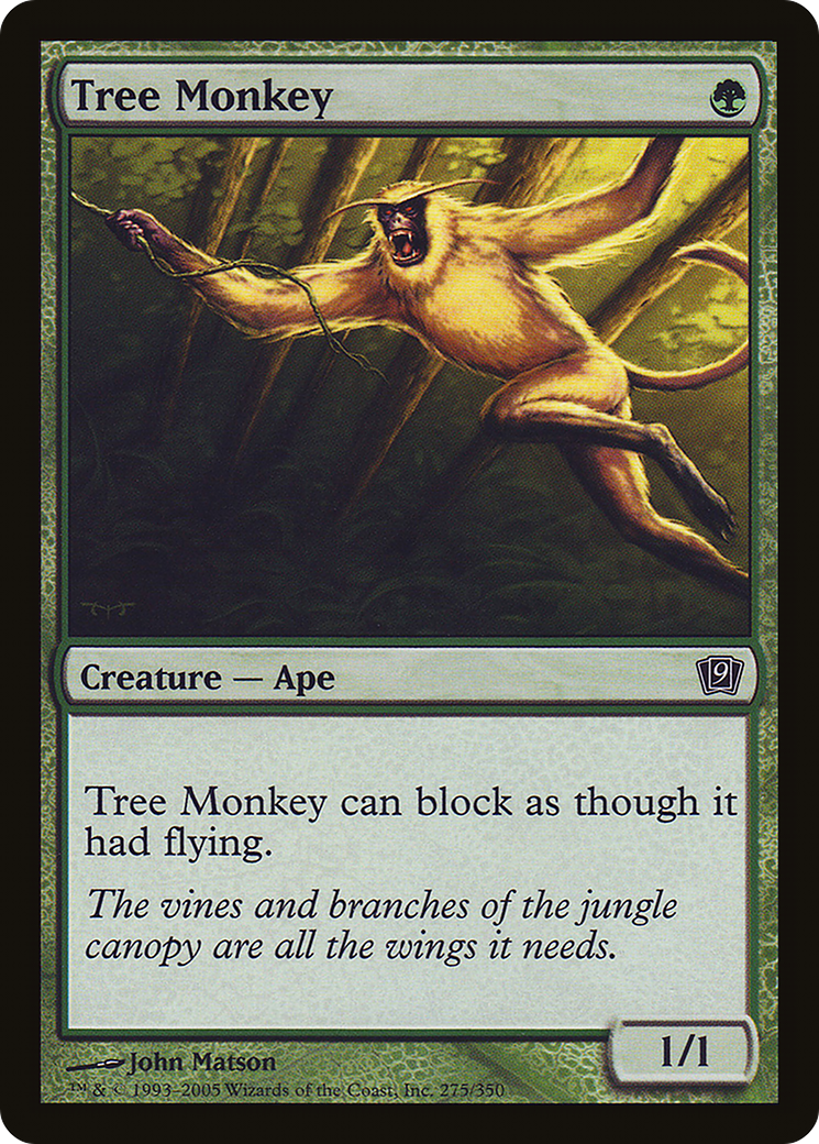 Tree Monkey (9ED-275) - 9th Edition Foil