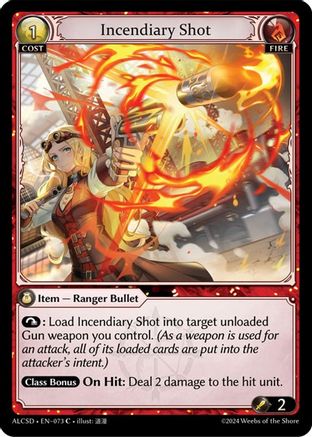 Incendiary Shot (073) - Alchemical Revolution Starter Decks
