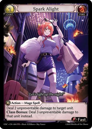 Spark Alight (004) - Promotional Cards Foil